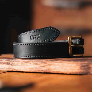 Black Leather Oldfield Forge Belt