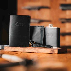 Luxury Oldfield Forge Leather Gift Set (Black)