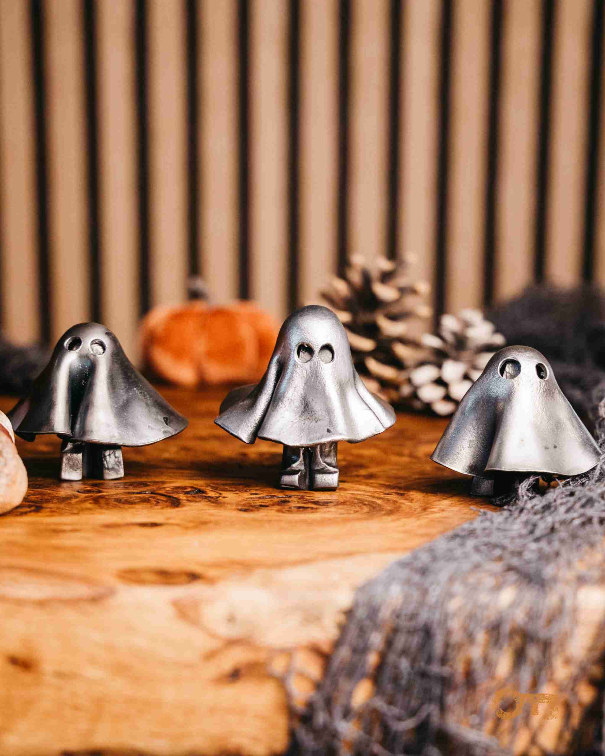 Hand Forged Mini Ghost Decoration