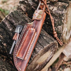 Oldfield Forge Luxury Leather Bushcraft Knife Sheath