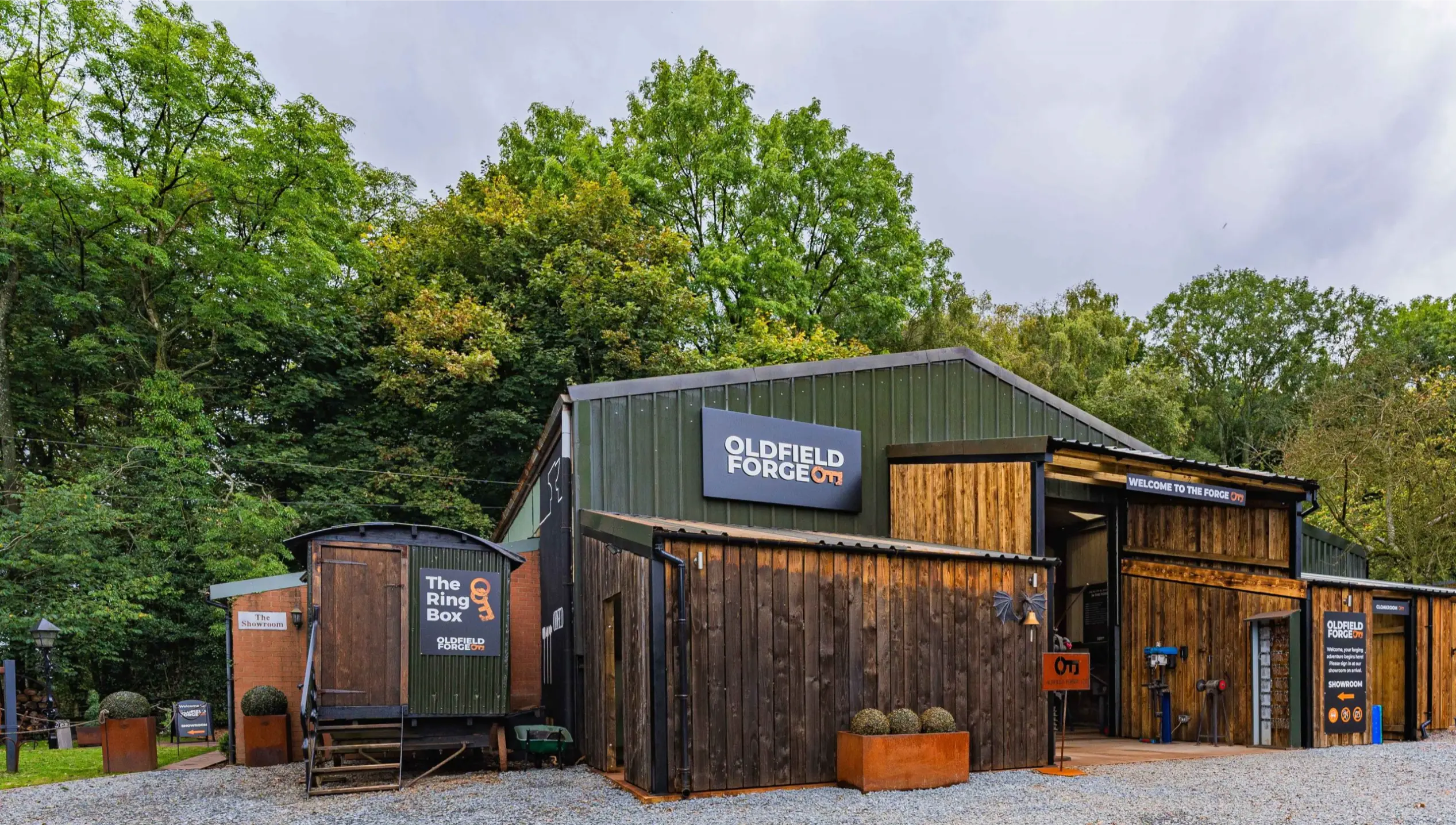 OUTSIDE OLDFIELD FORGE
