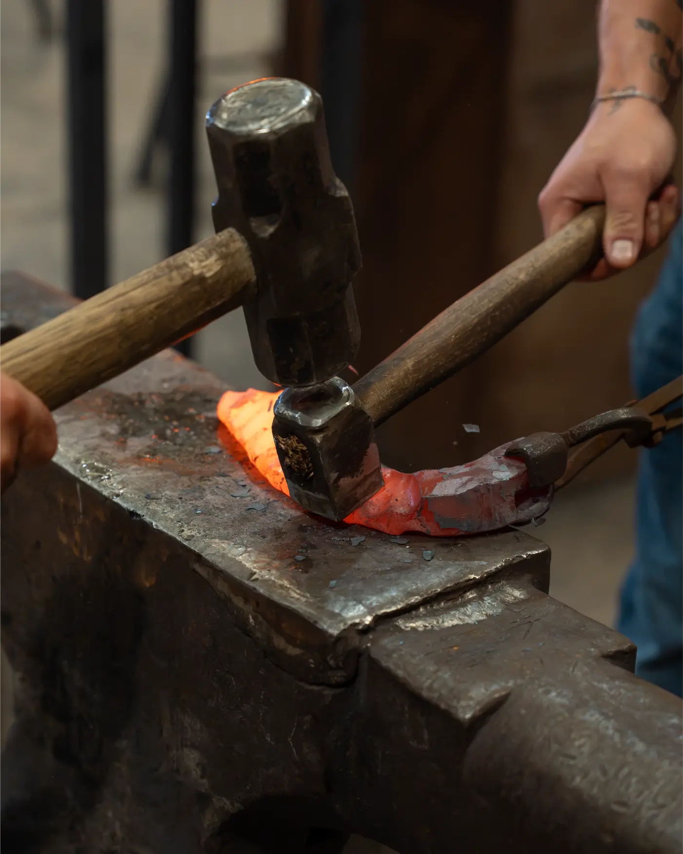 Oldfield Forge | Pizza Axe Making Blacksmithing Experience
