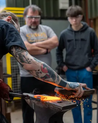 Oldfield Forge | Axe Throwing Blacksmithing Experience