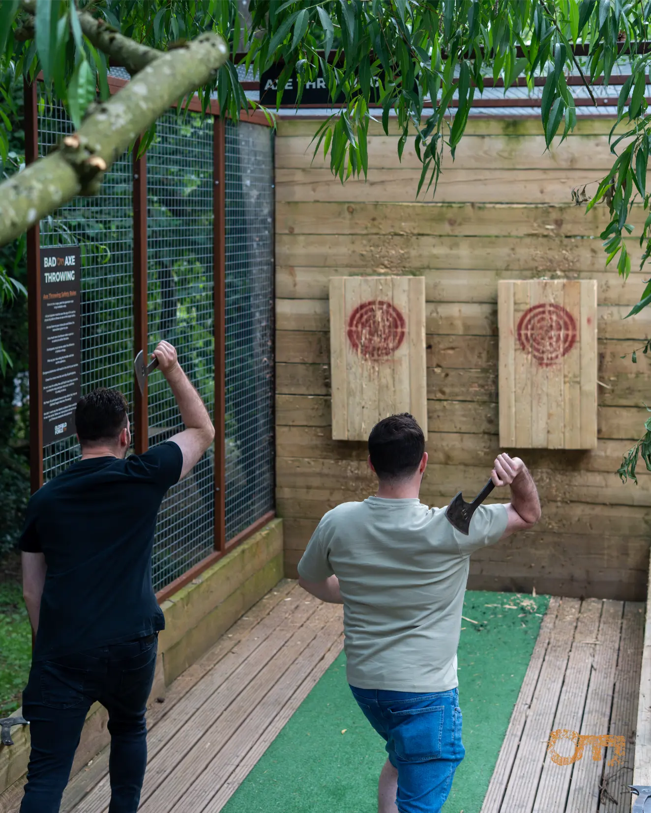 Oldfield Forge | Axe Throwing Blacksmithing Experience