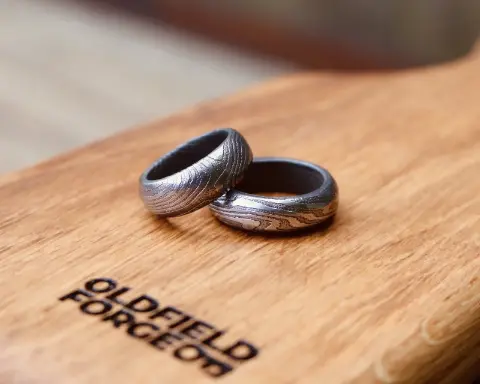 Oldfield Forge | Damascus Ring Making Blacksmithing Experience