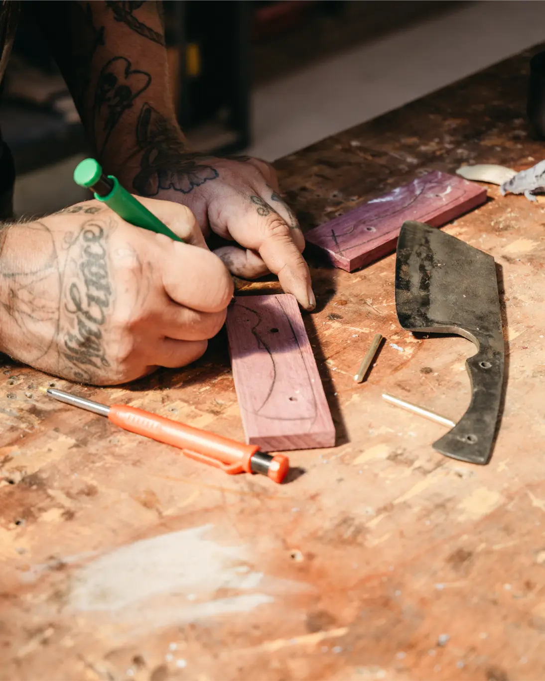 Oldfield Forge | Knife Making & Handling Blacksmithing Experience